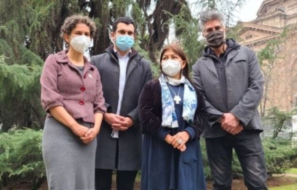 Maisa Rojas, Jaime Bassa, Elisa Loncón y Alejandro Aravena.