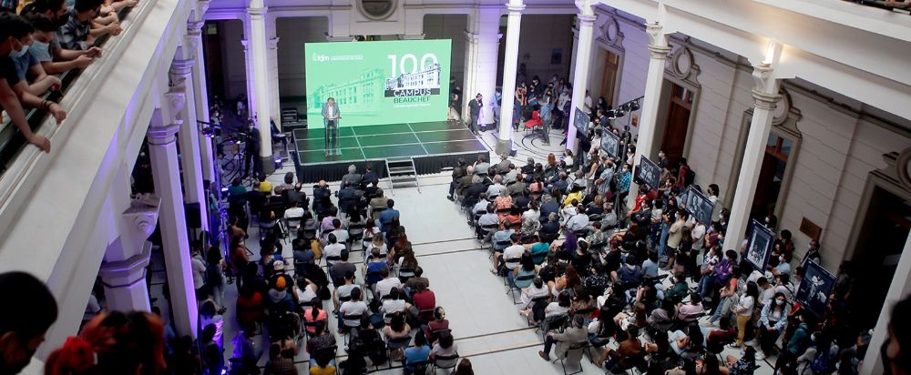 Ceremonia 100 años campus Beauchef