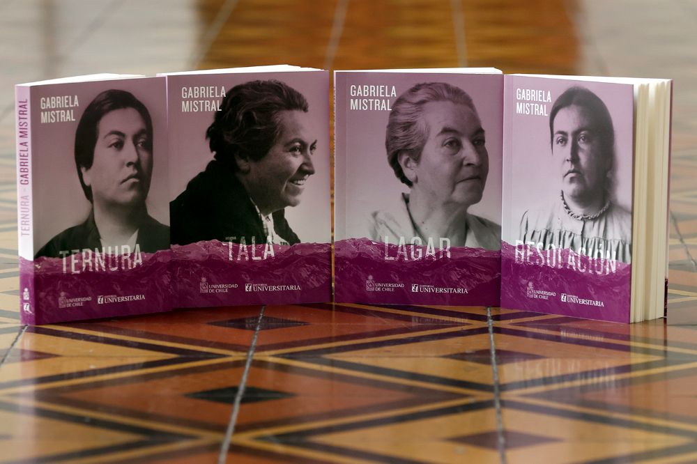  “Poemarios en vida”: publicación que recopila las obras mistralianas Desolación, Ternura, Tala y Lagar. 