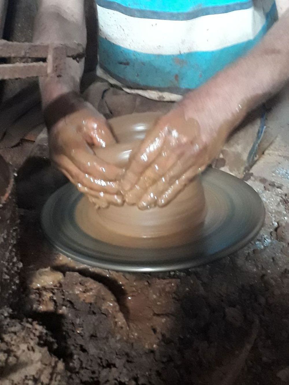 La alfarería es la principal productiva en Pomaire. 