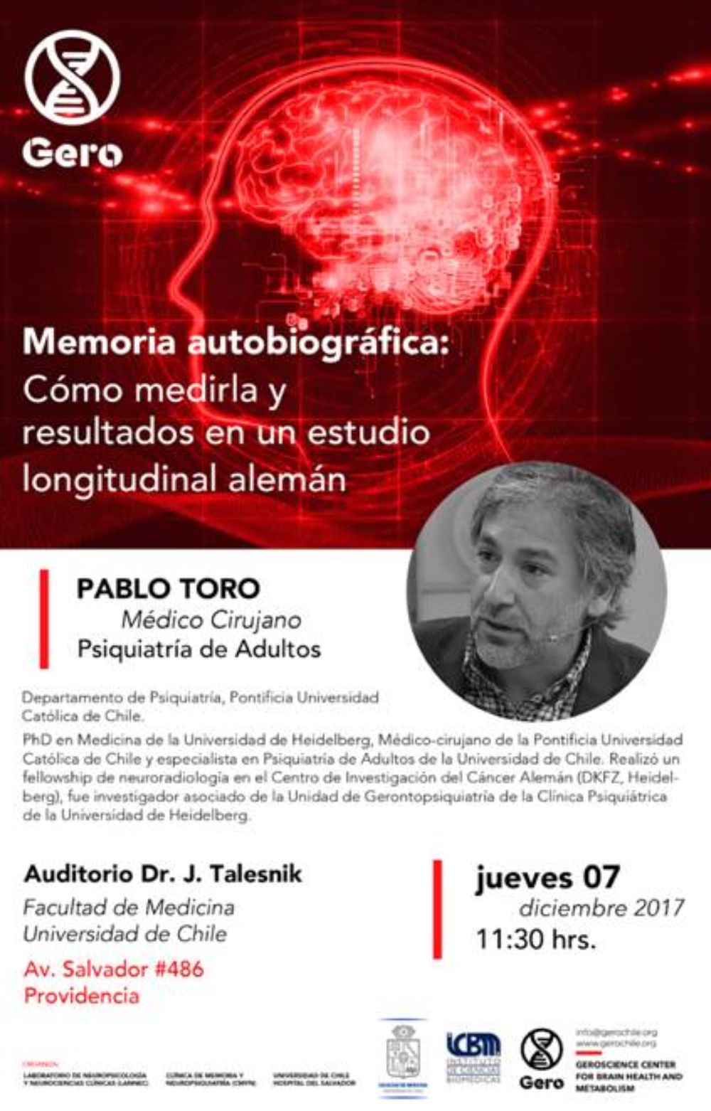 Memoria  autobiográfica: Cómo medirla y resultados en un estudio