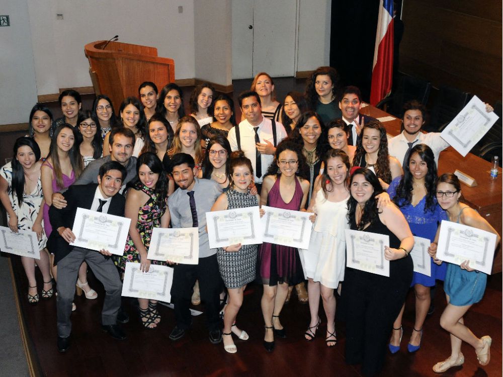 La generación 2015 de terapeutas ocupacionales de la Universidad de Chile