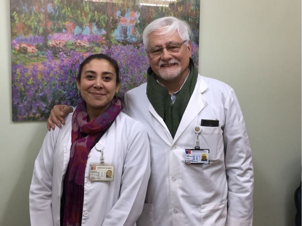 Dr. Juan Francisco Labra y psicóloga Carolina Moraga