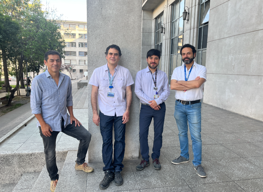 Doctores Jaime Godoy, José Ignacio Egaña, Rodrigo Gutiérrez y Antonello Penna