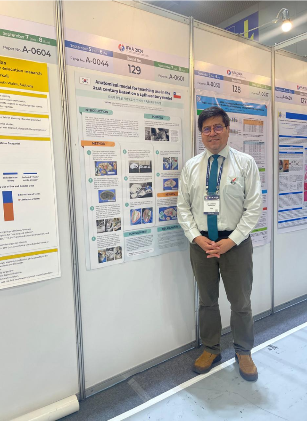 El doctor Julio Cárdenas presentó el proyecto “Anatomic model for teaching use in the 21st century based on a 19th century model”