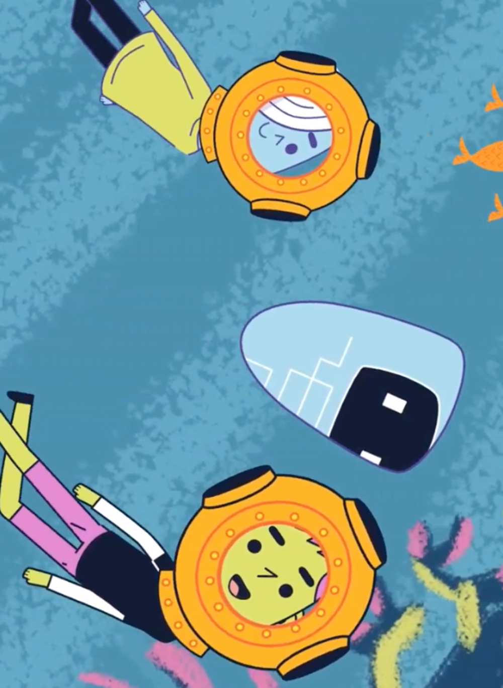 Nahuel, Rayén y el robot Skrin, deberán salvar al Nutriverso, y para lograrlo tendrán que resolver en equipo una serie de desafíos relacionados con la nutrición sostenible.