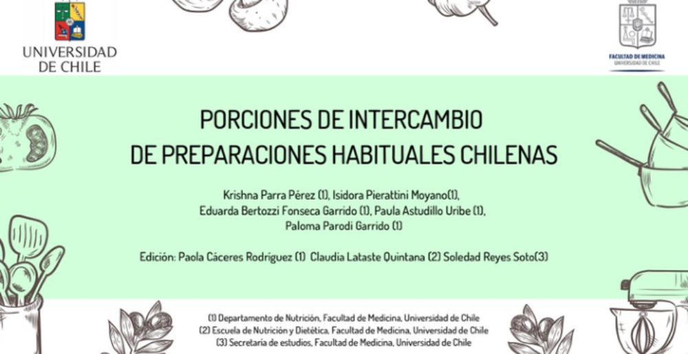 Porciones de Intercambio de Preparaciones Habituales Chilenas