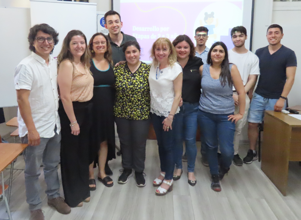 El equipo creador de la página web informativa para familias de niños prematuros