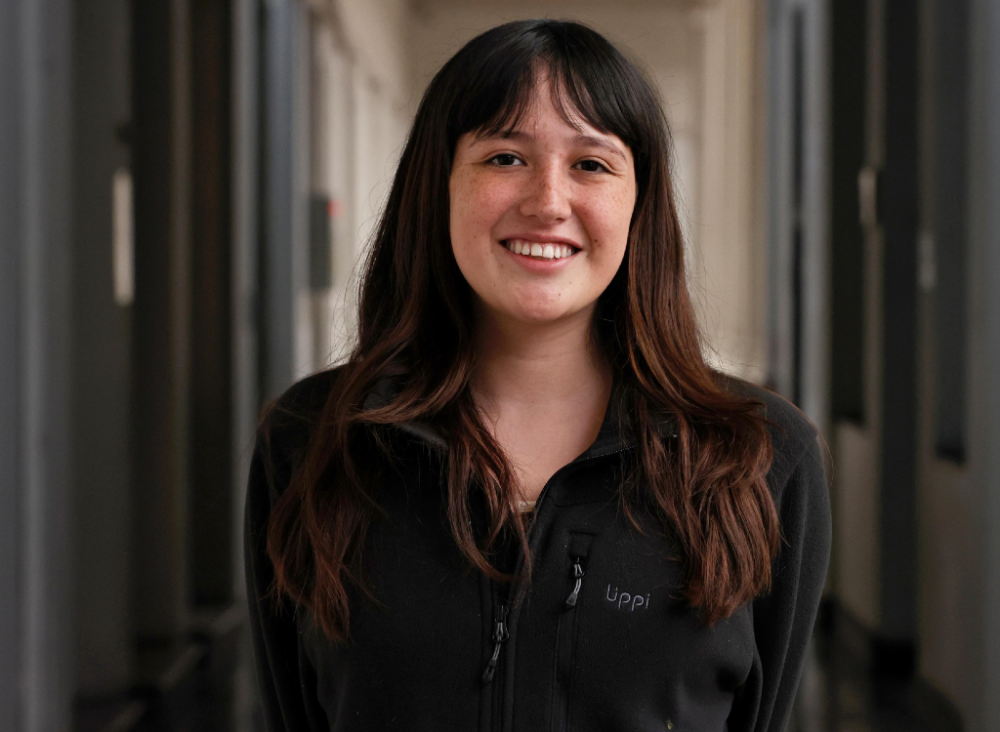 Emiliana Ortega, estudiante de Obstetricia y Puericultura en la Facultad de Medicina de la Universidad de Chile.