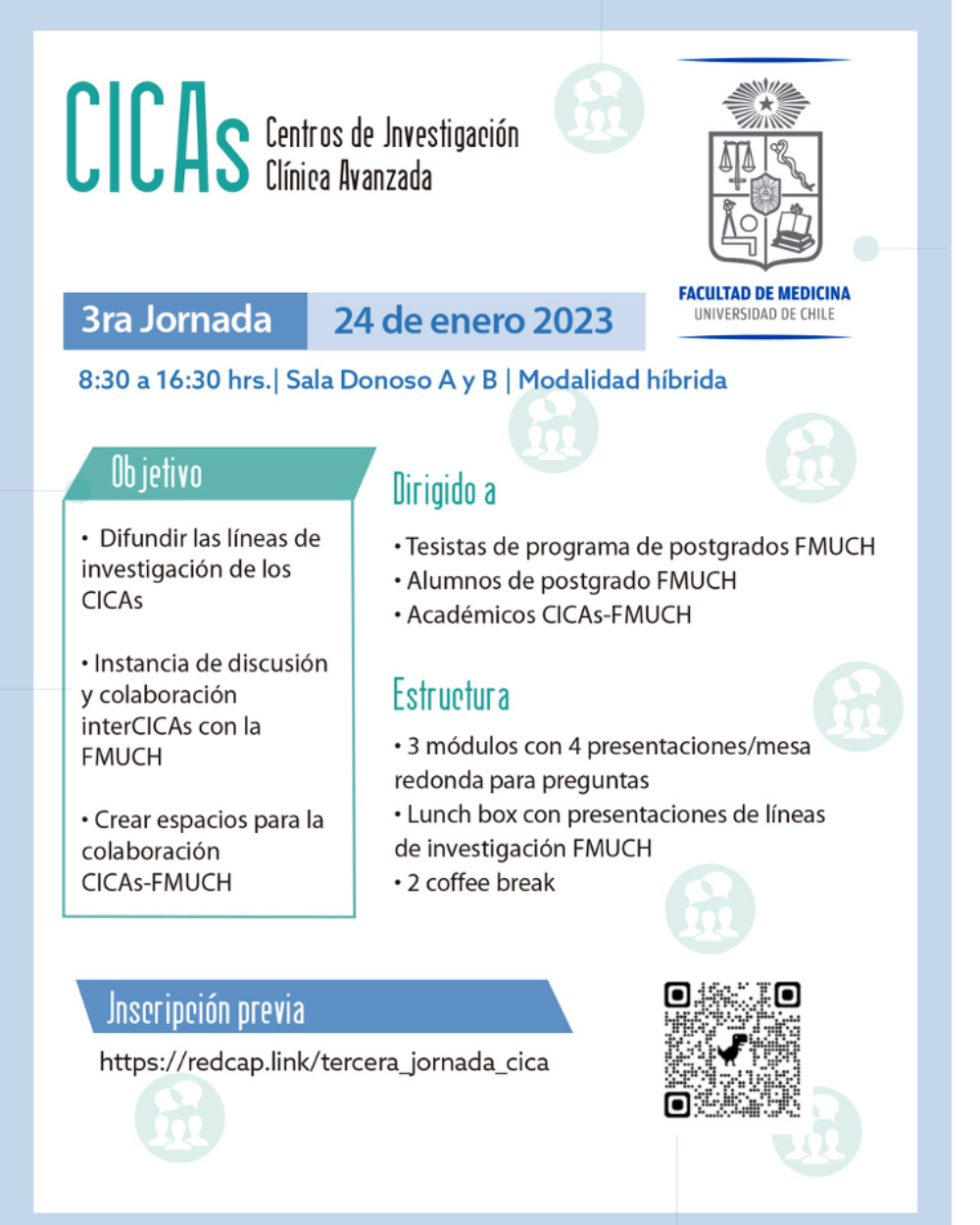 La 3ra Jornada CICA's se realizará el 24 de enero de 2023.