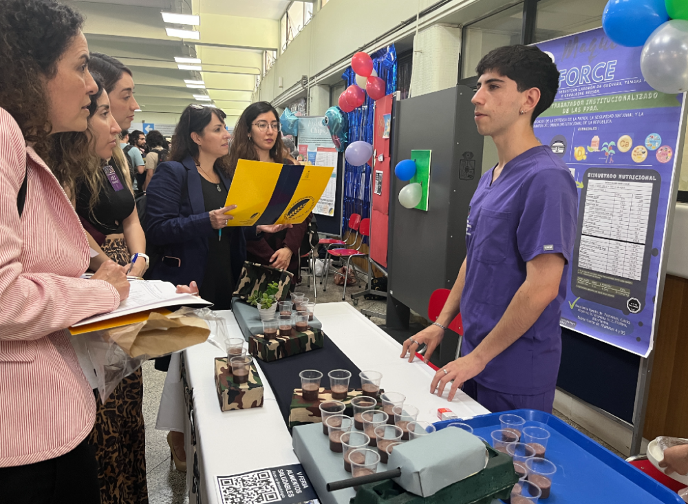 Los alimentos fueron evaluados por un jurado. 