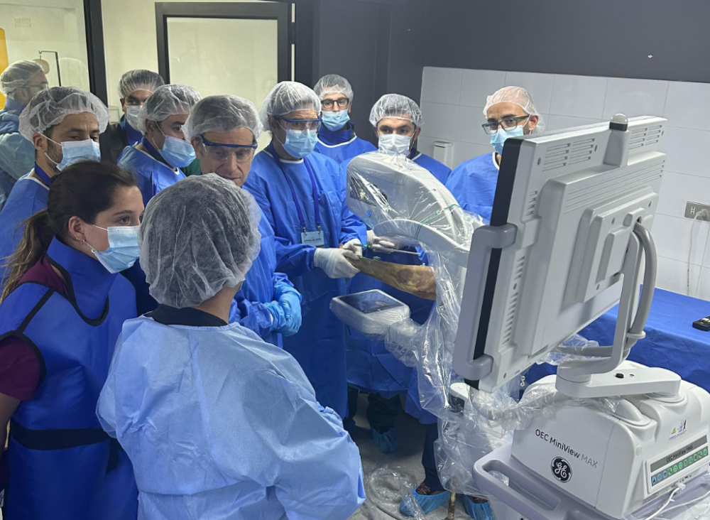 La parte práctica del curso se realizó en dependencias del Departamento de Anatomía y Medicina Legal