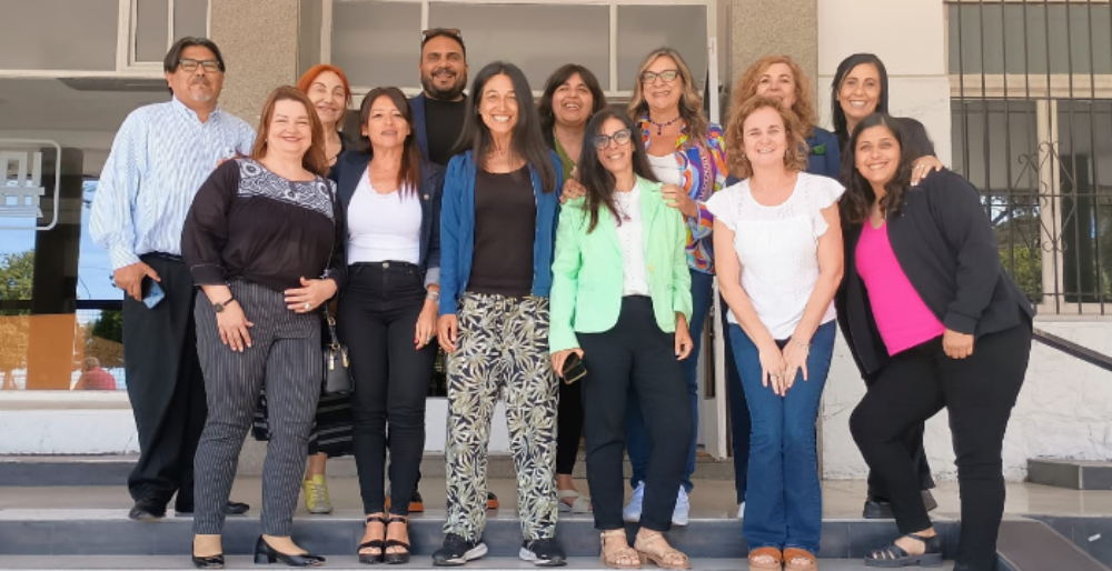 Parte cdel Comité Académico de la Asociación de Universidades Grupo Montevideo que asistió a la reunión en Mar del Plata