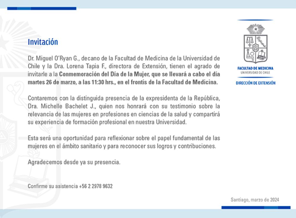 Conmemoración del Día de la Mujer