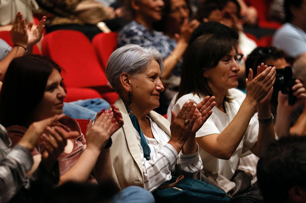 A sala llena los públicos de Ópera Abierta llenaron este sábado las butacas del Centro Cultural de Puente Alto.