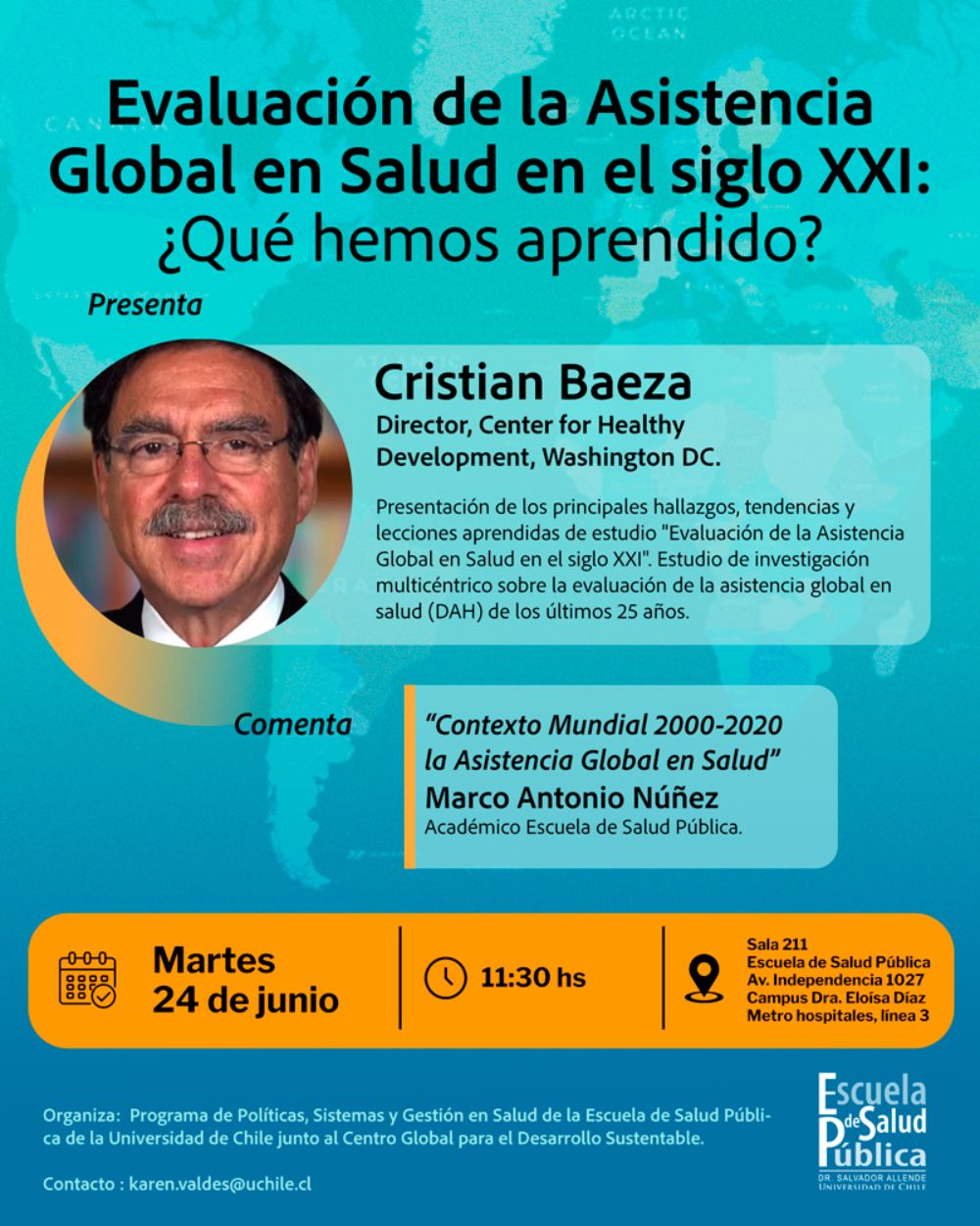 Seminario : "Evaluación de la Asistencia Global en Salud en el siglo XXI: ¿qué hemos aprendido?
