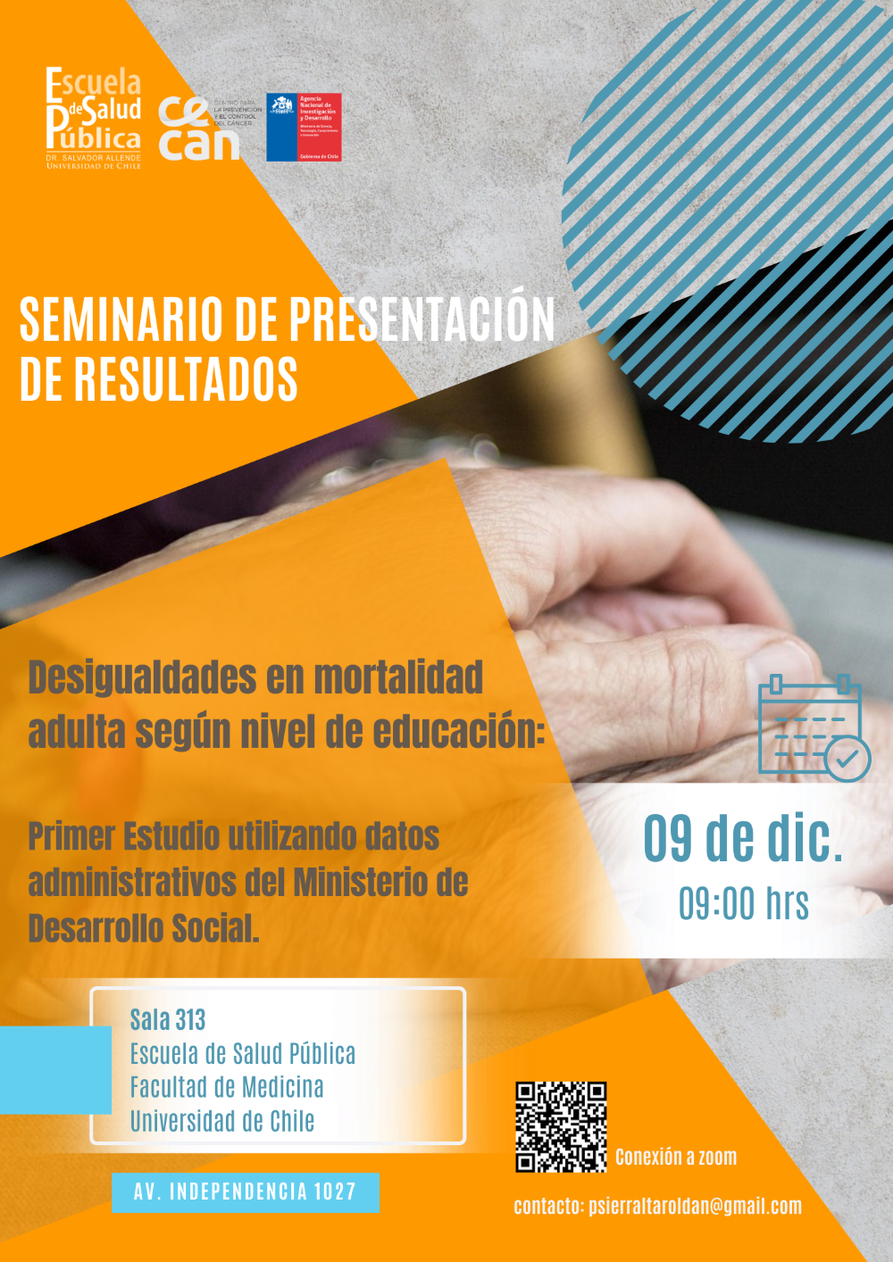 Seminario de Presentación de Resultados "Desigualdades en mortalidad adulta según nivel de educación