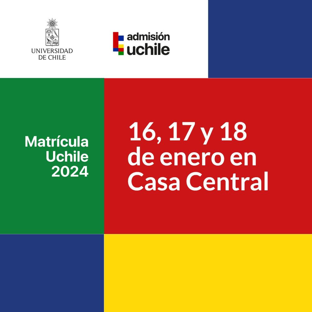 Banner de la matrícula uchile 2024