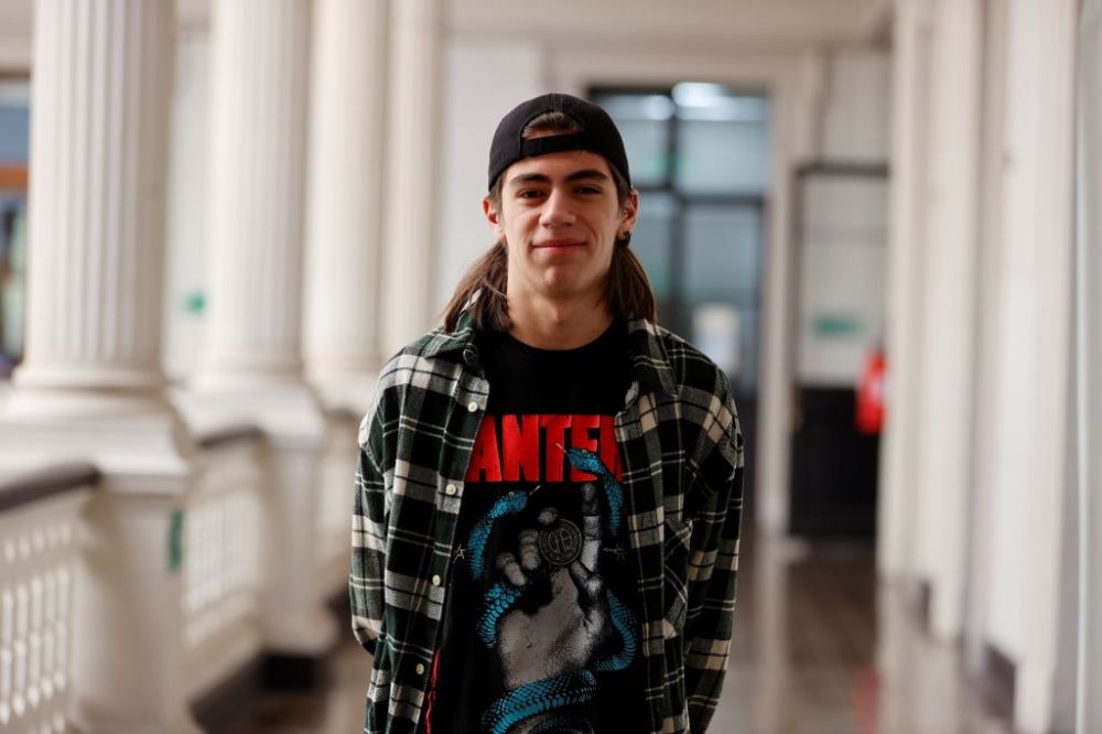 Filippo Lovazzano, mechón de Derecho Uchile 2024