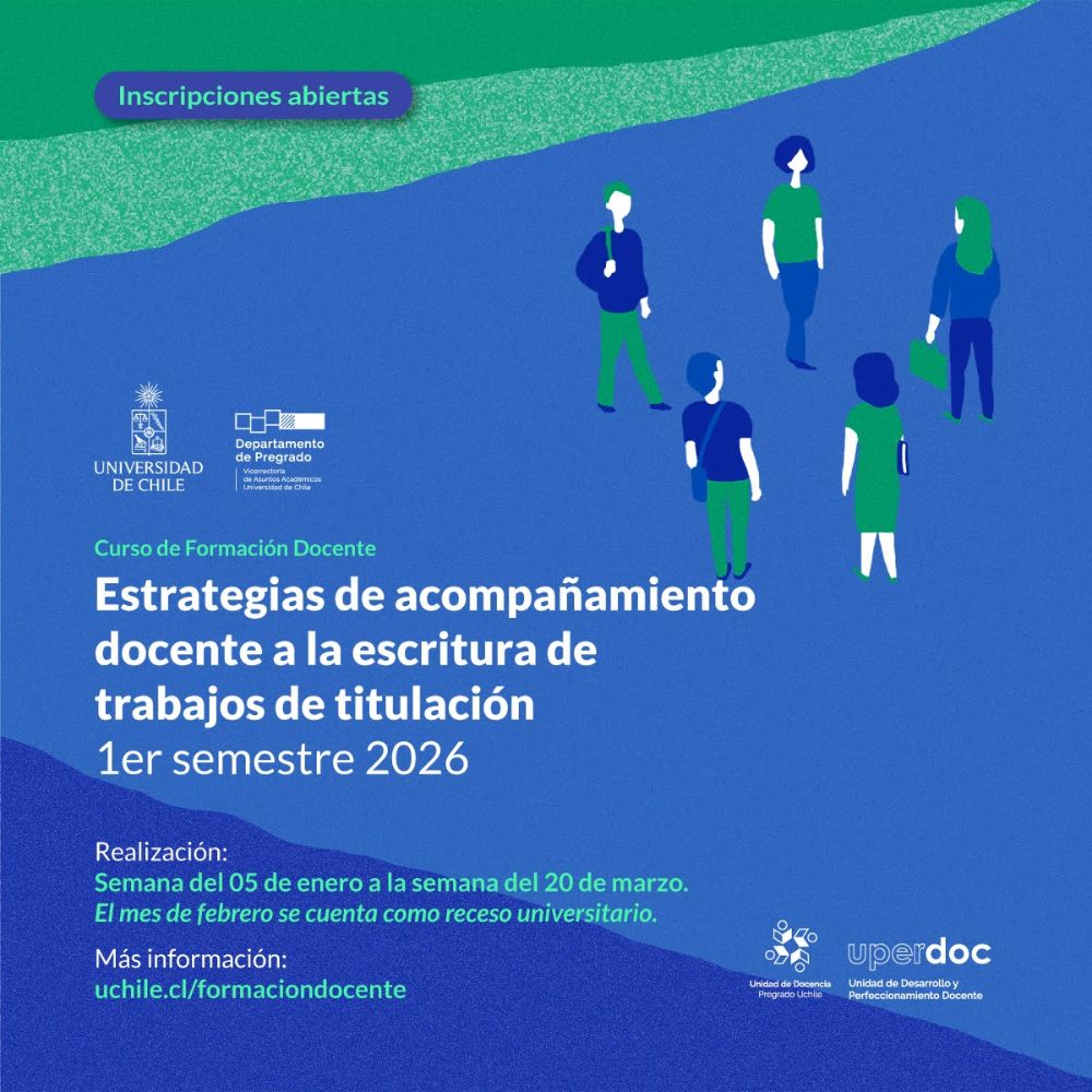 Banner Curso: Estrategias de acompañamiento docente a la escritura de trabajos de titulación