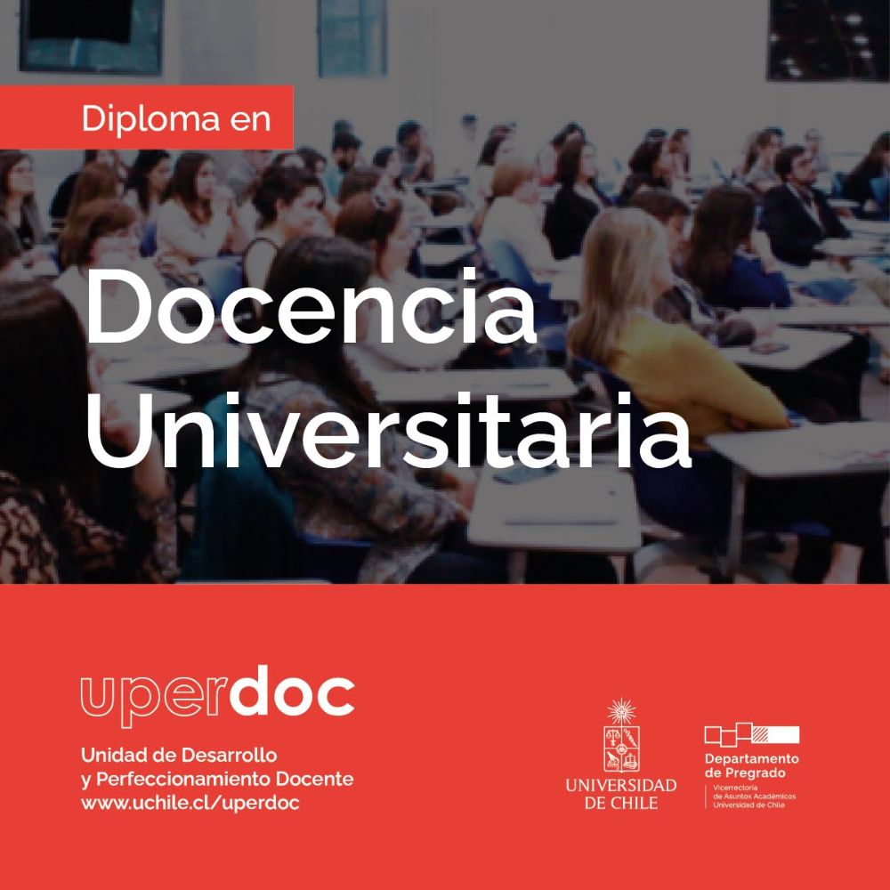 Banner del diploma en docencia universitaria en la universidad de chile