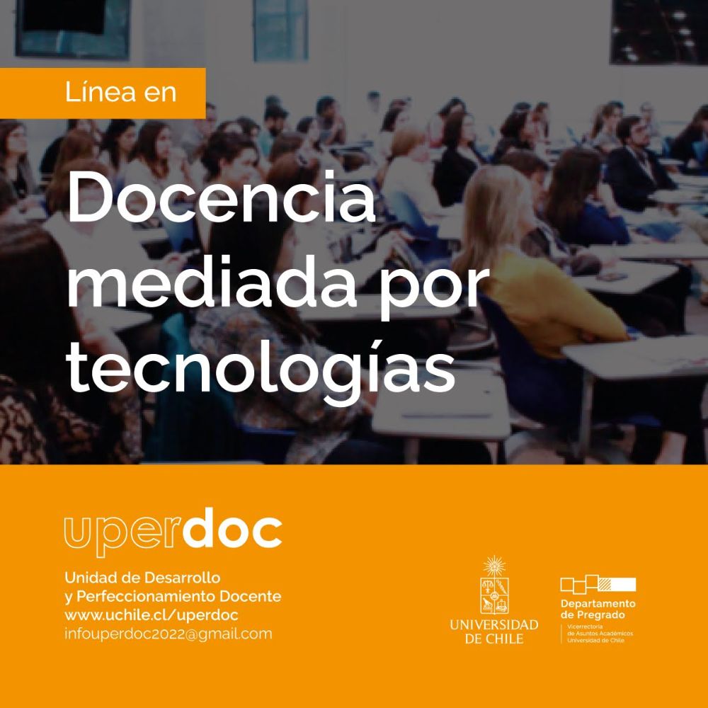 Banner de los Cursos de Línea en docencia mediada por tecnologías