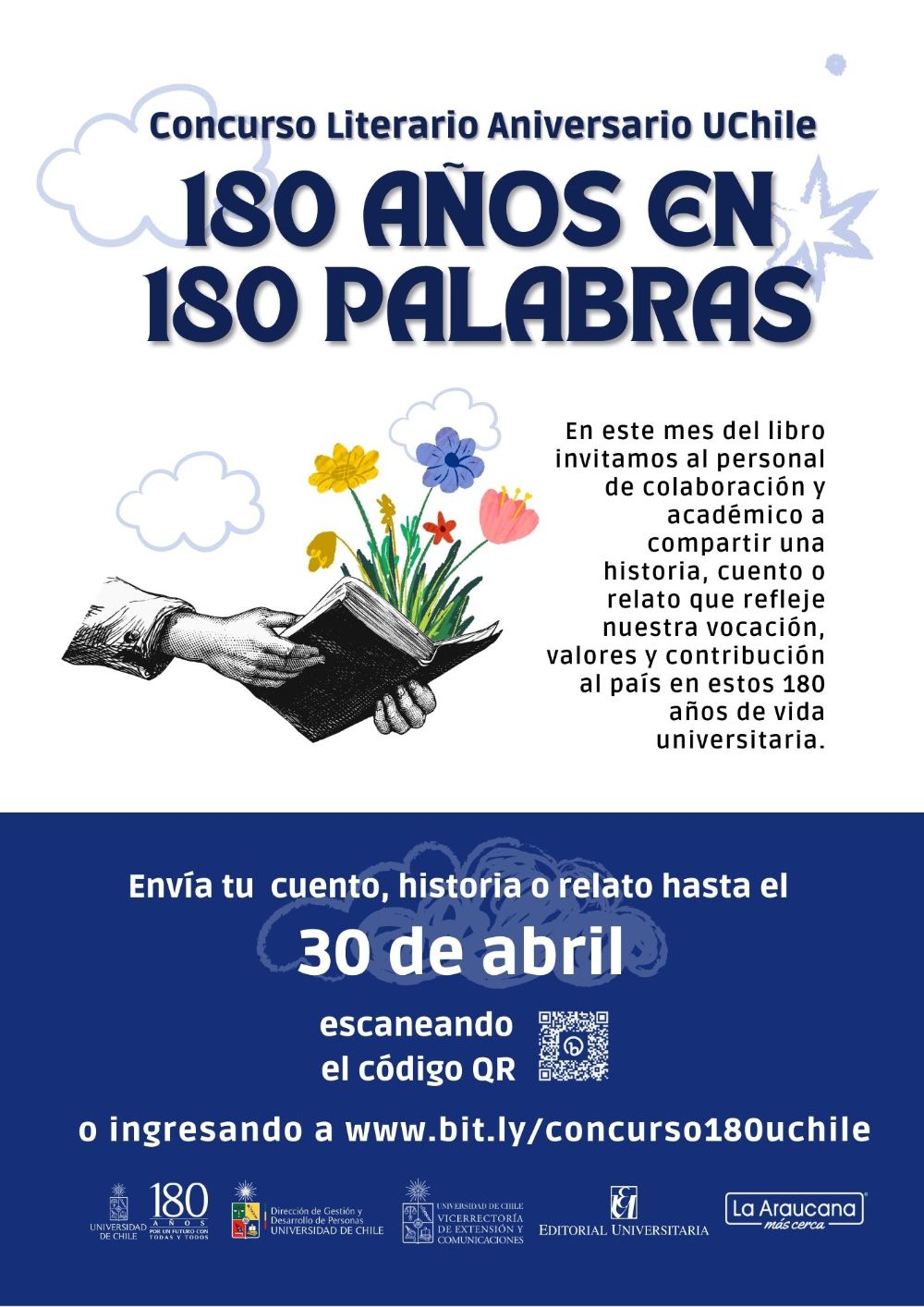 El plazo para el envío de los cuentos se realizará entre el lunes 10 hasta el domingo 30 de abril.