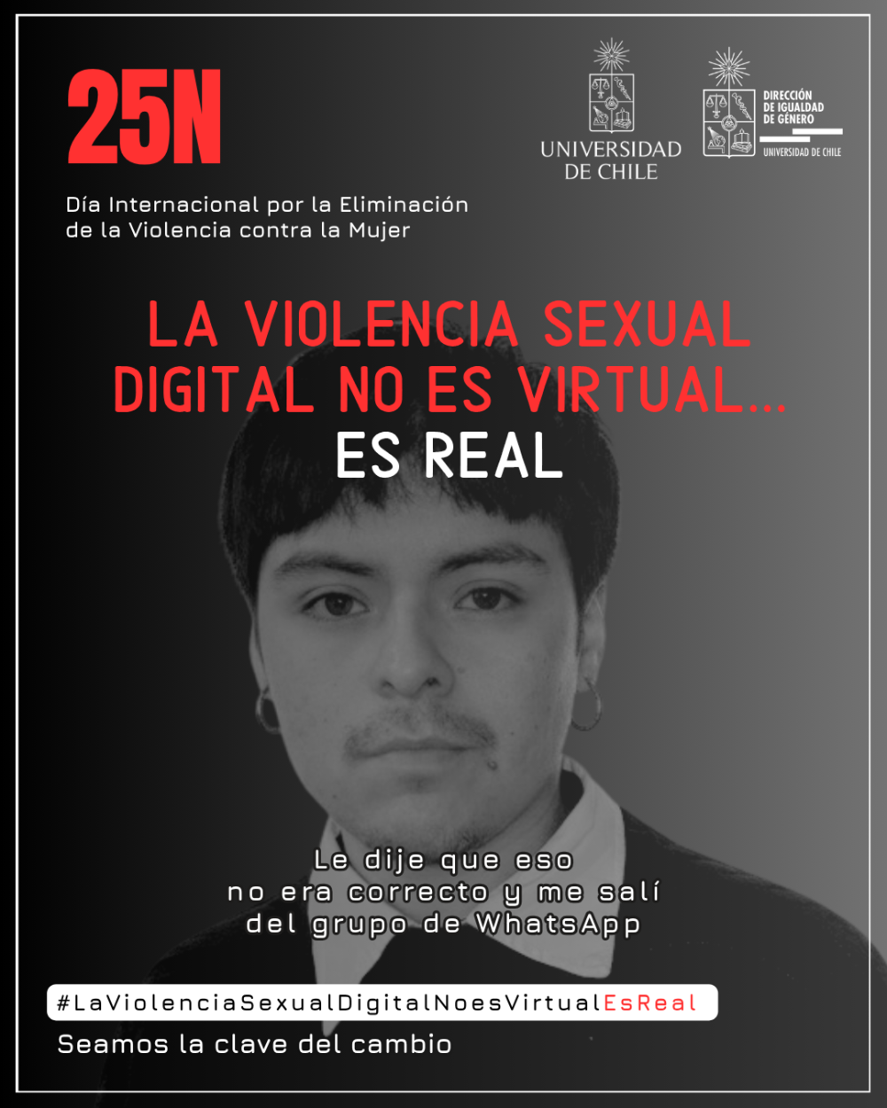 Le dije que eso no era correcto y me salí del grupo de WhatsApp