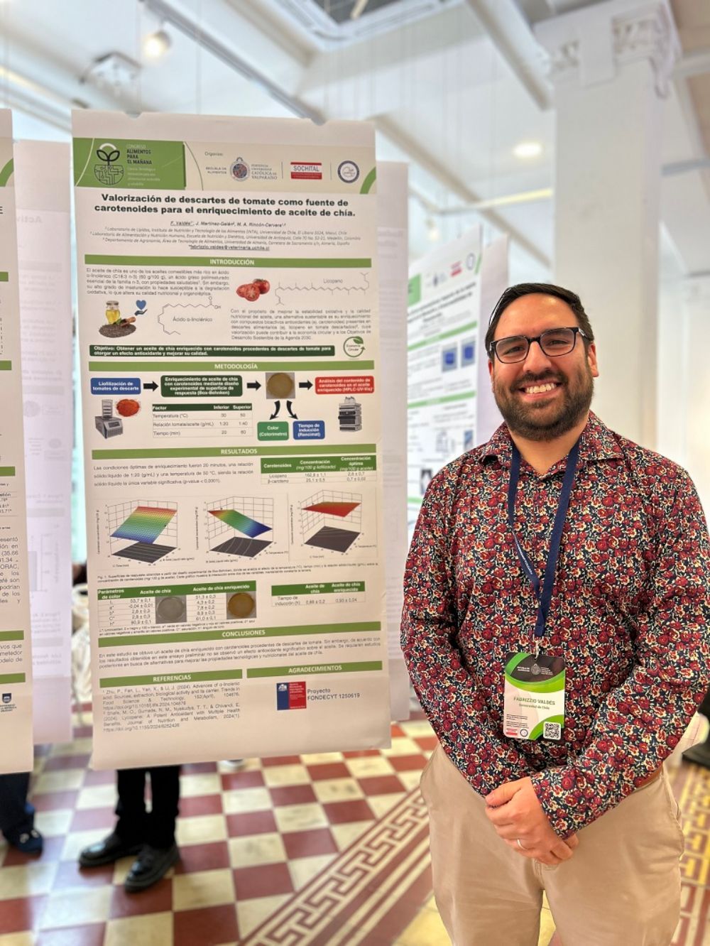 Fabrizzio Valdés, estudiante del DOCNUTAL