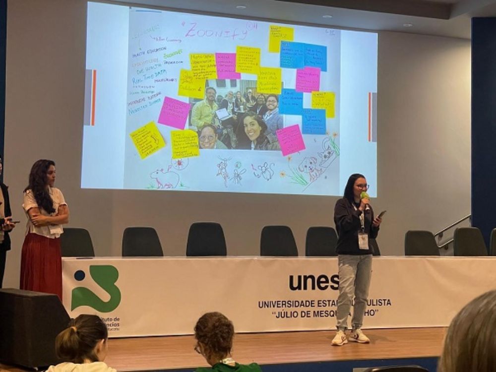 Doina Solís, expone en Universidad Estatal de Sao Paulo (UNESP)