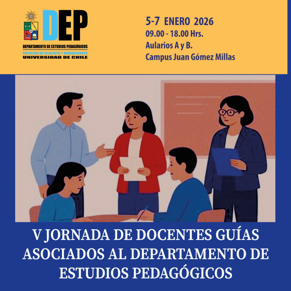 Afiche V Jornada de Docentes Guías