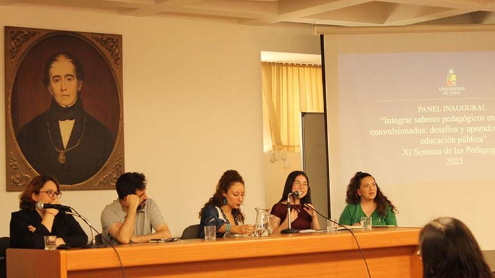 Panel inaugural XI Semana de las Pedagogías