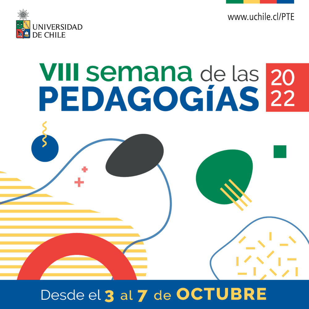 Afiche de la Semana de las Pedagogías 2022
