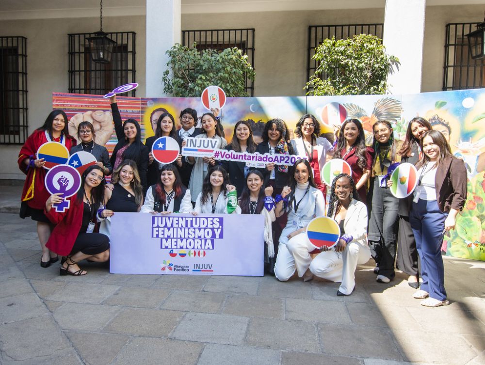 Representantes de Chile, Perú, México y Colombia, forman parte del proyecto titulado “Juventudes, Feminismo y Memoria”.