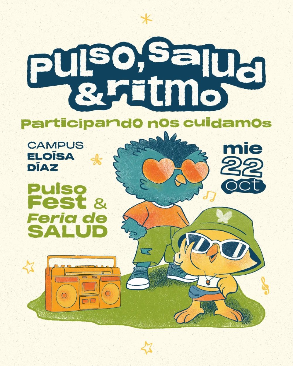 Esta séptima versión tendrá una inédita jornada de apertura, fusionando la promoción de la salud con la cultura y entretención en colaboración con la tercera versión del Pulso Fest, organizado por la Unidad de Vida Universitaria de la Dirección de Bienestar y Desarrollo Estudiantil (DIRBDE).