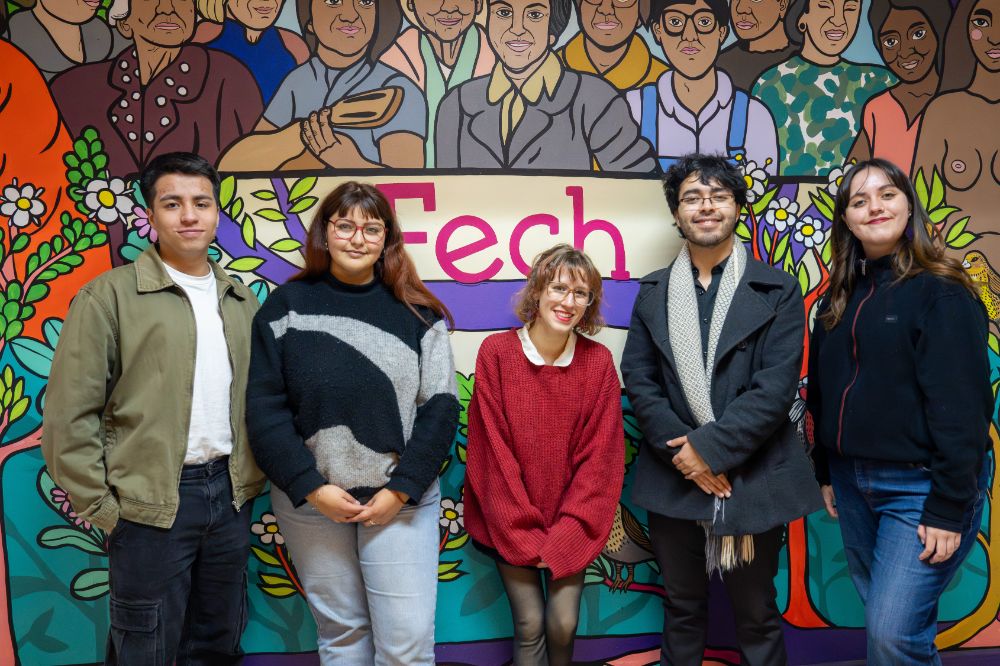 La mesa directiva está compuesta por Mateo García, Secretaría de Participación, (Odontología); Montserrat Lagos, Secretaría General (Derecho); Sofía Staiger, Presidencia (Administración Pública); Leonardo Pérez, Vicepresidencia (Ciencia Política);  Josefa Sciammaro, Secretaría de Comunicaciones (Periodismo).