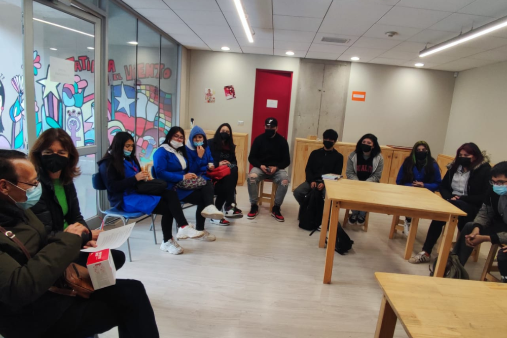 El taller de infancia a cargo de la carrera de educación de párvulos abordó el tema de derechos. 