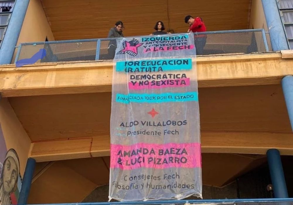 "Recuperar la FECh" está integrada por Aldo Villalobos (Presidencia); Lorenzo Lemunguru (Vicepresidencia); Aylen Muñoz (Secretaría General); Yuri Peña (Participación); Florencia Isadora (Bienestar); Vicente Clavero (Comunicaciones; Tamara Carrera (Finanzas). 
