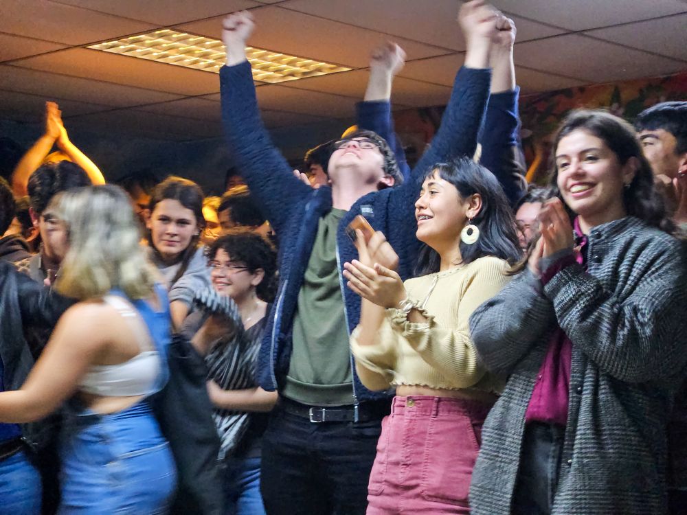 Consejeros y representantes de las listas celebraron los resultados.