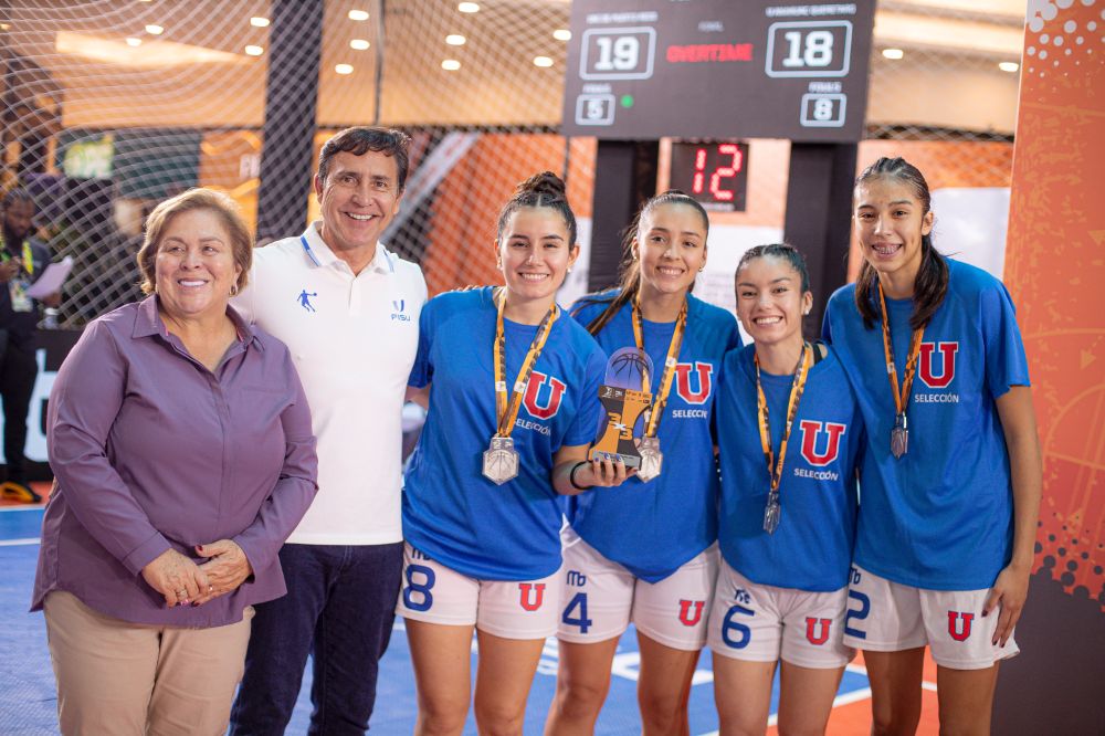U. de Chile obtuvo el segundo lugar en FISU America 3x3 2025
