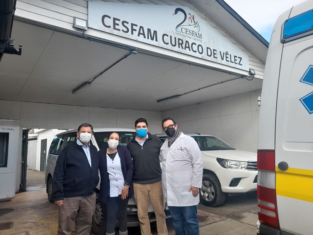 La iniciativa tiene la particularidad de contar con el apoyo del sistema de salud local, incluyendo al Centro de Salud Familiar de Curaco de Vélez.