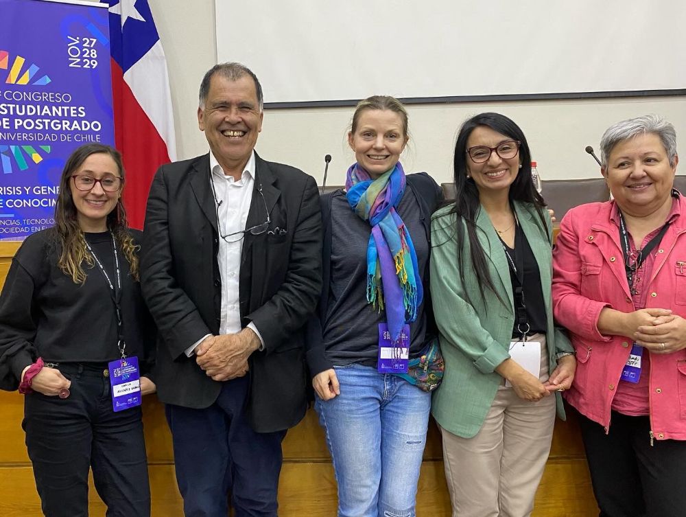 Camila Álvarez, Patricio Aceituno, Anna Sörensson, María del Carmen Cazorla y Laura Gallardo.
