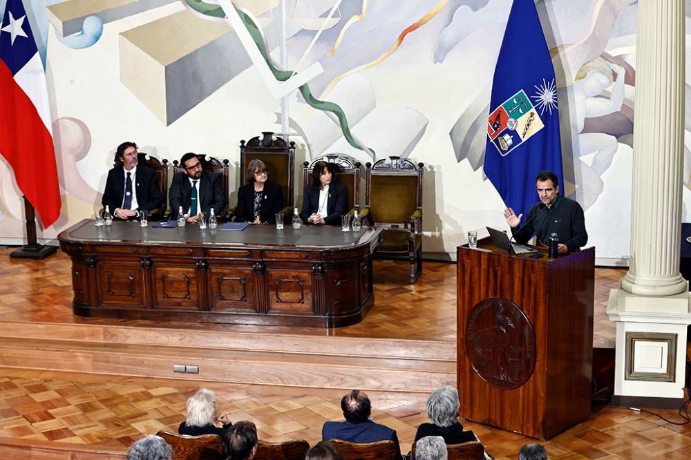 La actividad contó con la charla “¿Necesidad o nostalgia? El programa de la educación pública en el siglo XXI”, dictada por el académico e investigador de la U. de Chile, Cristián Bellei Carvacho.