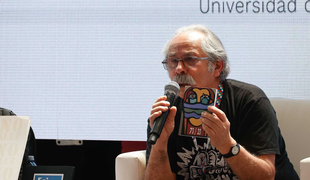 Parte de su retorno a la Universidad estuvo dado en su participación en FILUNI 2025.