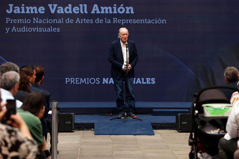 "El Estado me convierte en un artista nacional. Eso me llena de felicidad, de orgullo y también de responsabilidad”, afirmó Jaime Vadell. 