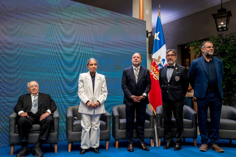 Los cinco homenajeados llegaron hasta el Palacio de Gobierno para recibir sus Premios Nacionales.