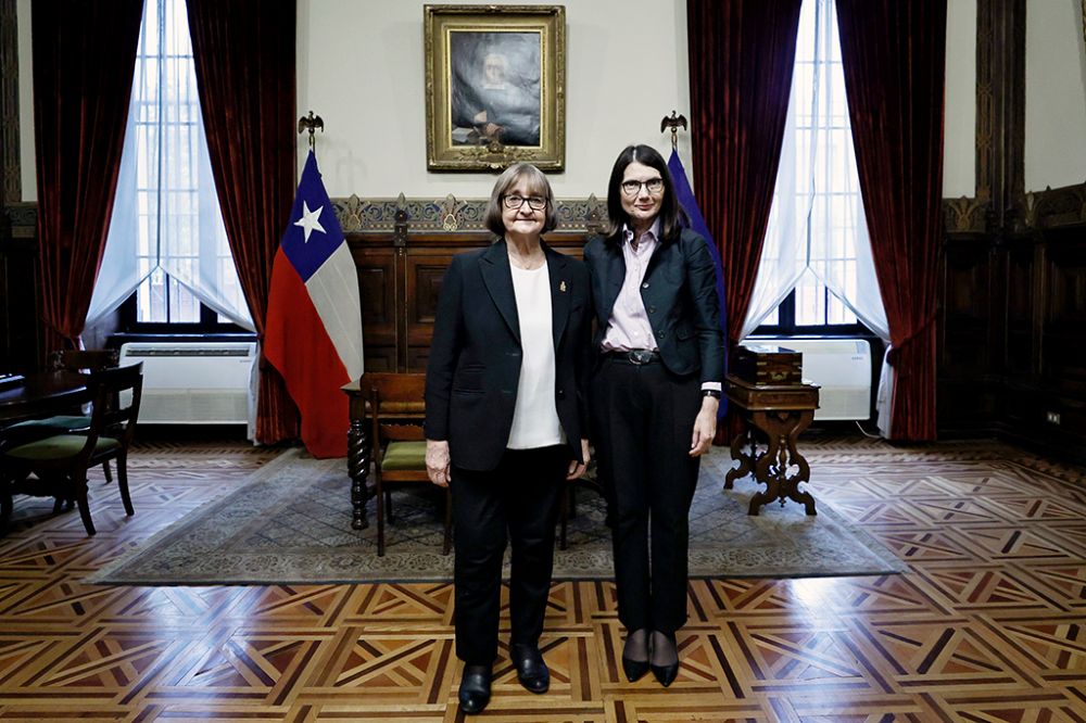 “Reabrimos la Embajada el año pasado, porque durante 24 años no tuvimos embajada aquí”, relató la Embajadora Kotlajić tras la reunión.