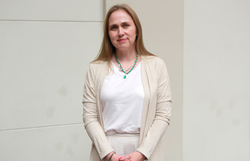 La académica de la Facultad de Ciencias Forestales y de la Conservación de la Naturaleza, Claudia Cerda Jiménez.