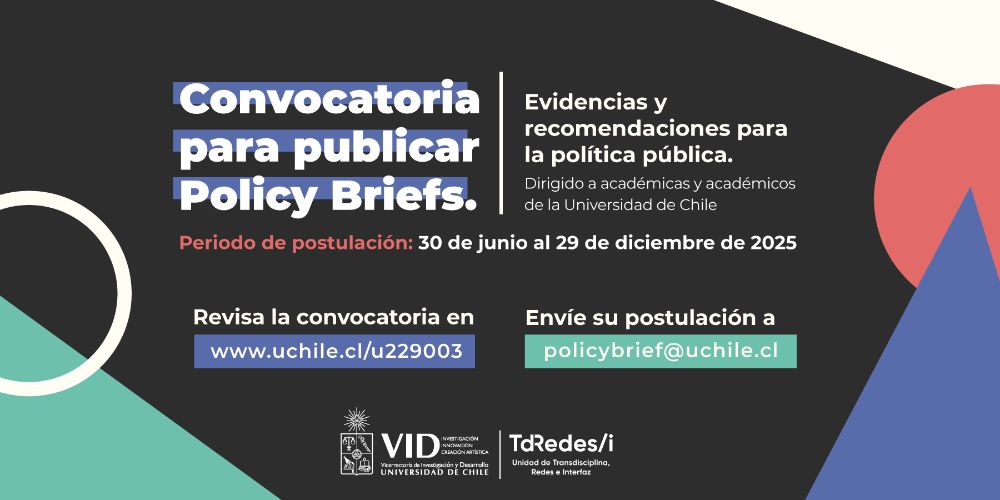  Publicación de policy briefs 2025 “Evidencias y Recomendaciones para la Política Pública”