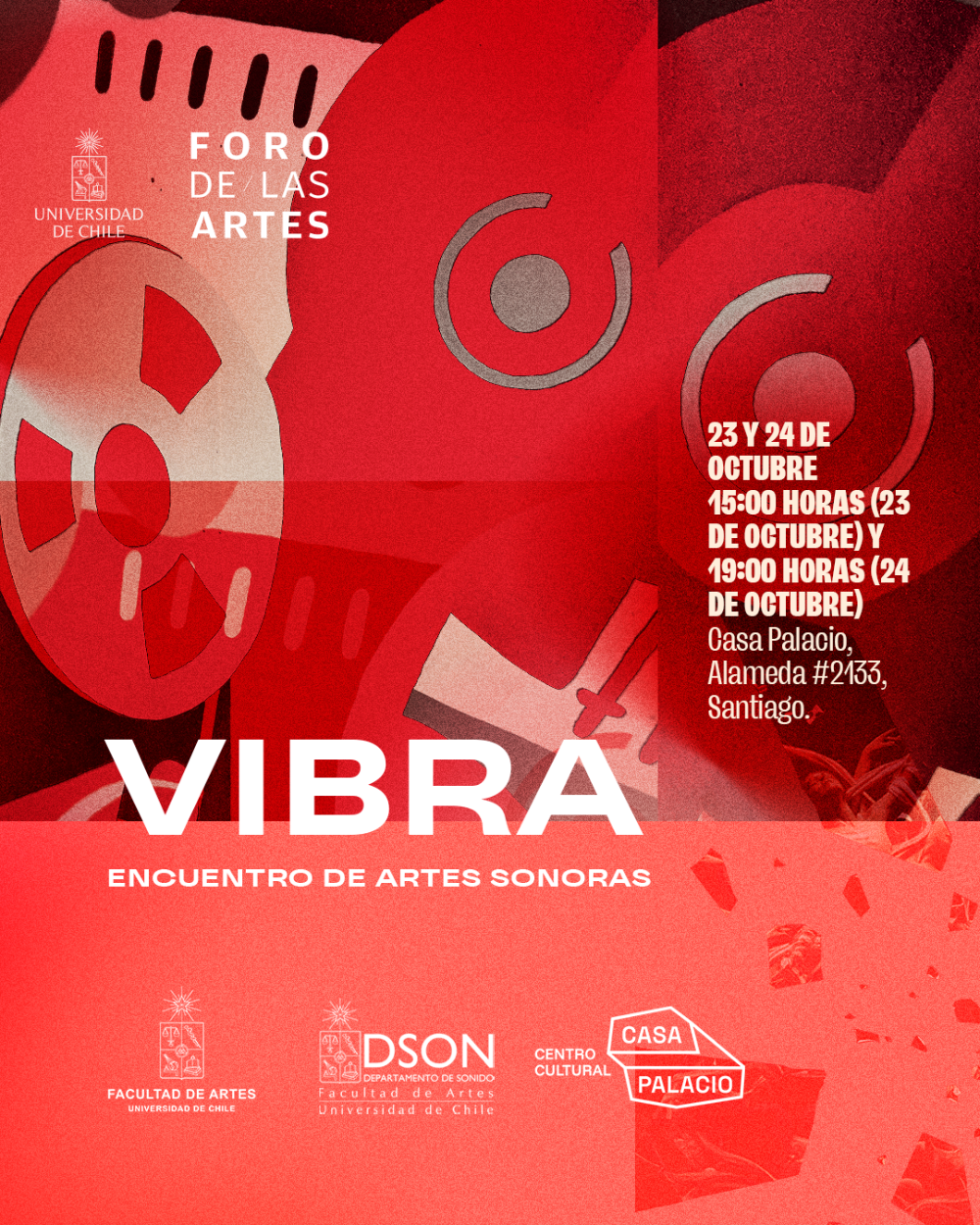 Inspirado en el concepto de la vibración —ese movimiento que oscila, resuena y nos conecta con otros cuerpos— surge Vibra, un nuevo Encuentro de Artes Sonoros, en el marco del Foro de las Artes 2025. 